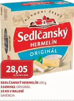 Kubík potraviny Sedlčanský hermelín nabídka