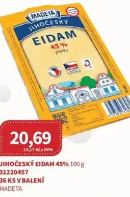 Kubík potraviny MADETA Jihočeský eidam 45% nabídka