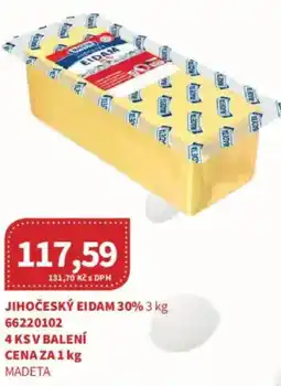 Kubík potraviny MADETA Jihočeský eidam 30% nabídka