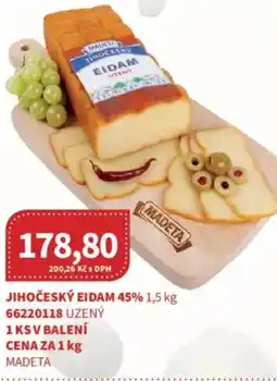 Kubík potraviny MADETA Jihočeský eidam 45% nabídka