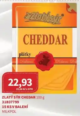 Kubík potraviny Zlatý sýr chedar nabídka