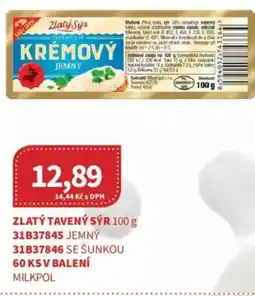 Kubík potraviny Zlatý tavený sýr nabídka