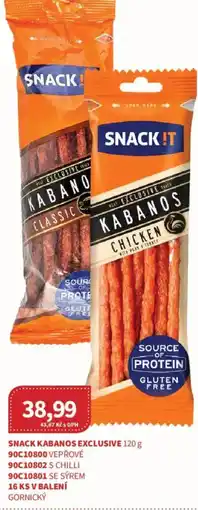Kubík potraviny Snack kabanos exclusive nabídka