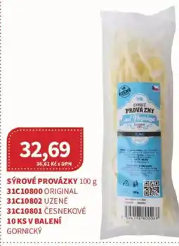 Kubík potraviny Sýrové provázky nabídka