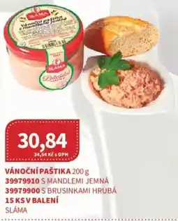 Kubík potraviny SLAMA Vánoční paštika nabídka