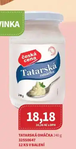 Kubík potraviny ČESKA CENA Tatarská omáčka nabídka