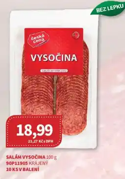 Kubík potraviny ČESKA CENA Salám vysočina nabídka