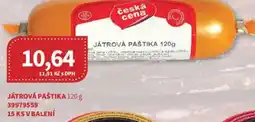 Kubík potraviny ČESKA CENA Játrová paštika nabídka