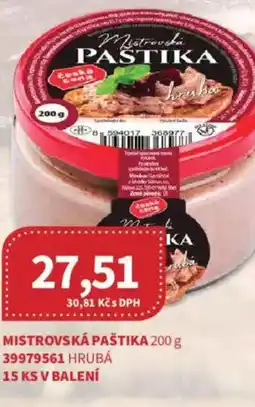 Kubík potraviny Mistrovská paštika nabídka
