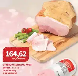 Kubík potraviny Výběrová šunka od kosti nabídka