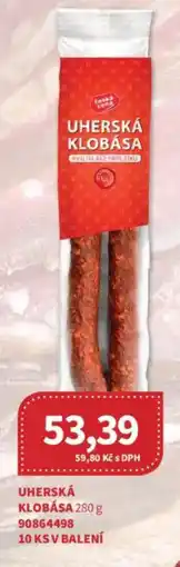 Kubík potraviny ČESKA CENA Uherská klobása nabídka