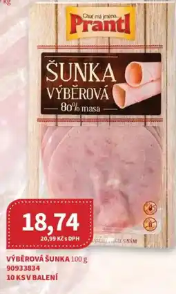 Kubík potraviny Výběrová šunka nabídka