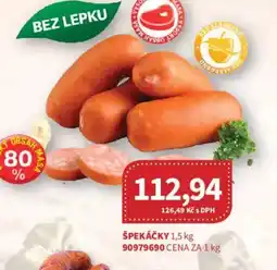 Kubík potraviny Špekáčky nabídka