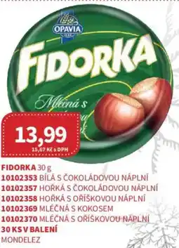 Kubík potraviny OPAVIA Fidorka nabídka