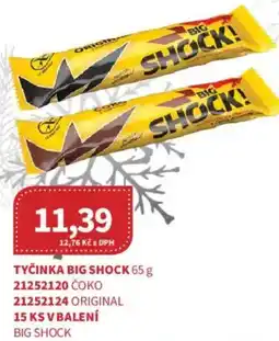 Kubík potraviny Tyčinka BIG SHOCK nabídka