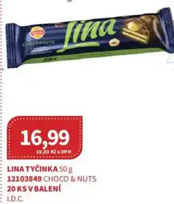 Kubík potraviny SEDITA Lina tyčinka nabídka