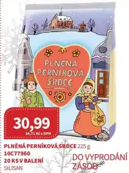 Kubík potraviny Plněná perníková srdce nabídka