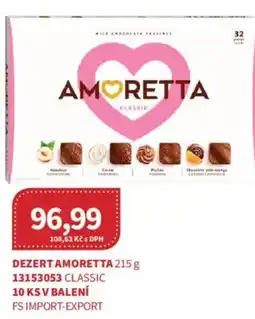 Kubík potraviny Dezert amoretta nabídka