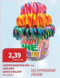 Kubík potraviny Lízátko santova hůl nabídka