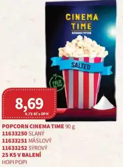 Kubík potraviny Popcorn cinema time nabídka
