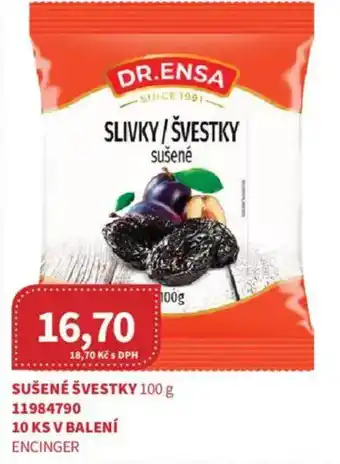 DR.ENSA Sušené švestky
