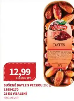 Kubík potraviny DR.ENSA Sušené datle s peckou nabídka