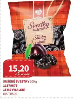 Kubík potraviny Sušené švestky nabídka