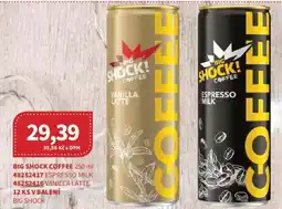 Kubík potraviny BIG SHOCK Coffee nabídka