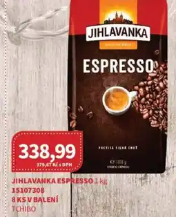 Kubík potraviny JIHLAVANKA Espresso nabídka