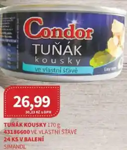 Kubík potraviny CONDOR Tuňák kousky nabídka