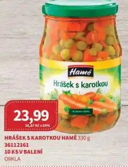 Kubík potraviny Hrášek s karotkou HAMÉ nabídka