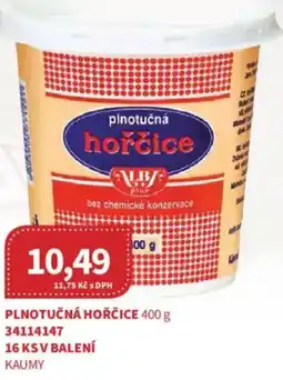 Kubík potraviny Plnotučná hořčice nabídka