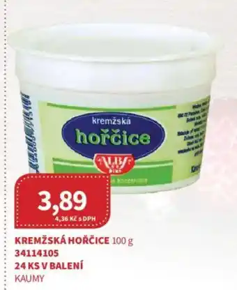 Kubík potraviny Kremžská hořčice nabídka