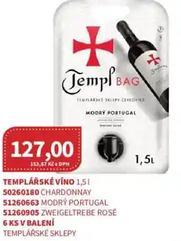 Kubík potraviny Templářské víno nabídka