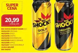 Kubík potraviny Big shock energy drink nabídka