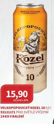 Kubík potraviny Velkopopovický kozel 10 nabídka