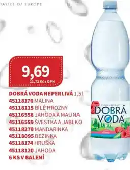 Kubík potraviny Dobrá voda neperlivá nabídka