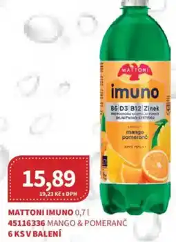 Kubík potraviny MATTONI IMUNO nabídka