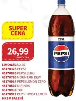 Kubík potraviny PEPSI Limonáda nabídka