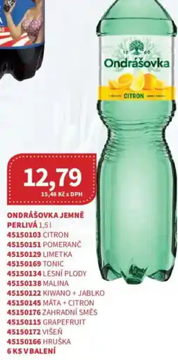 Kubík potraviny Ondrášovka jemně perlivá nabídka