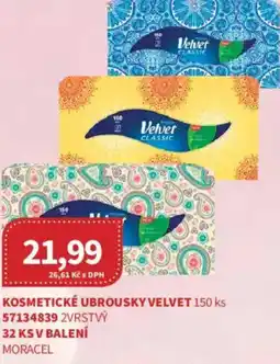 Kubík potraviny Kosmetické ubrousky velvet nabídka