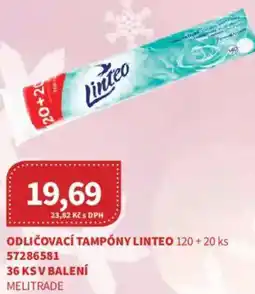 Kubík potraviny Odličovací tampóny linteo nabídka