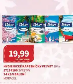 Kubík potraviny Hygienické kapesníčky velvet nabídka