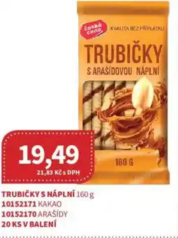 Kubík potraviny Česká Cena Trubičky s náplní nabídka