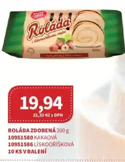 Kubík potraviny Česká Cena Roláda zdobená nabídka