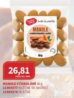 Kubík potraviny Česká Cena Mandle v čokoládě nabídka