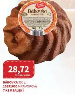 Kubík potraviny Česká Cena Bábovka nabídka