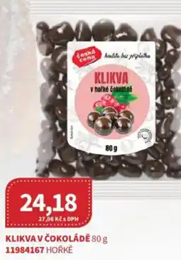 Kubík potraviny Česká Cena Klikva v čokoládĕ nabídka