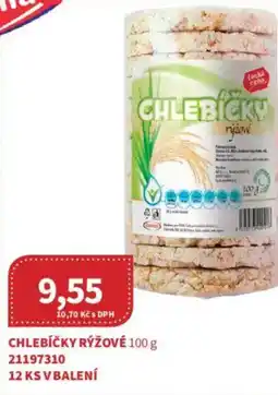 Kubík potraviny Česká Cena Chlebíčky rýžové nabídka