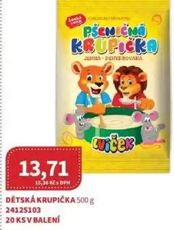 Kubík potraviny Česká Cena Dětská krupička nabídka